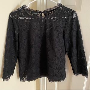 Talbots Chantilly Lace Blouse